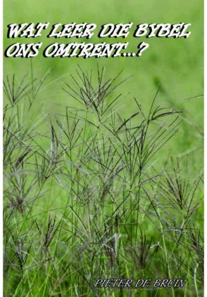 Wat leer die Bybel ons omtrent...?